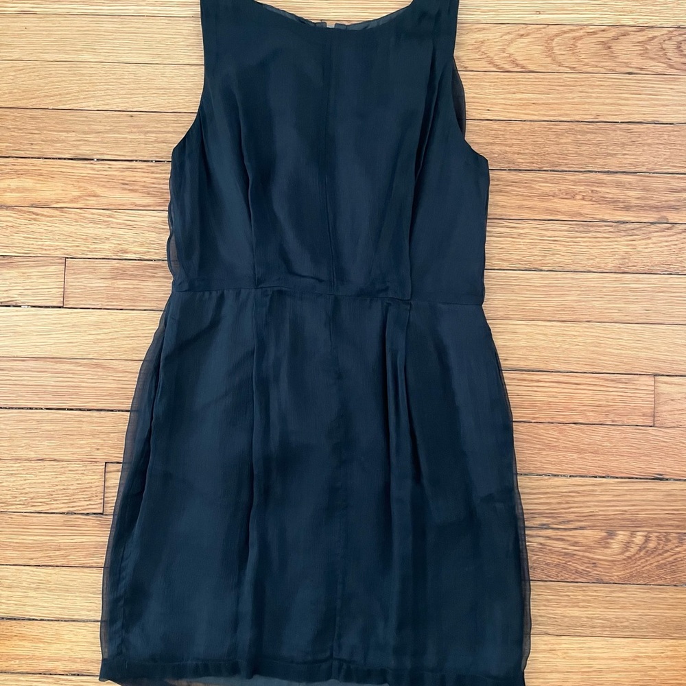 Black Sleeveless black cocktail dress